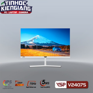 Màn hình LCD 24 INCH VSP V2407S FullHD 75Hz 5ms IPS TRẮNG
