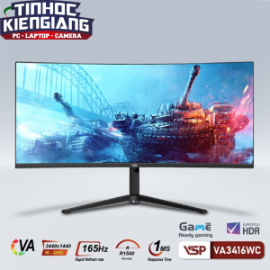 Màn hình Cong LCD 34INCH VSP ULTRAWIDE VA3416WC W-QHD 165Hz VA +  Tặng Mouse FD i720