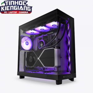 Vỏ máy tính NZXT H6 FLOW RGB BLACK/WHITE