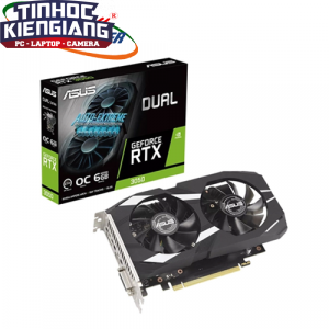 Card màn hình - VGA ASUS Dual GeForce RTX 3050 Edition 6GB GDDR6 (DUAL-RTX3050-O6G)