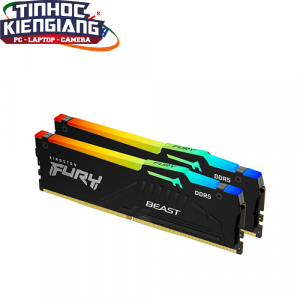 Ram Máy Tính Kingston Fury Beast RGB 16GB (2x8GB) DDR5 6000MHz KF560C40BBAK2-16