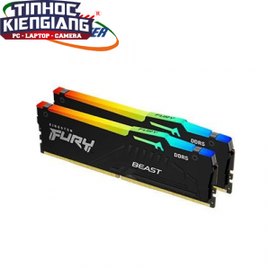 Ram Máy Tính Kingston Fury Beast RGB 64GB (2x32GB) DDR5 6000MHz KF560C40BBAK2-64