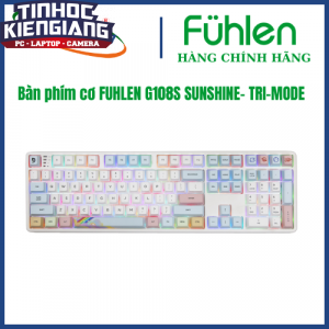 Bàn phím cơ FUHLEN G108S SUNSHINE- TRI-MODE Chính Hãng