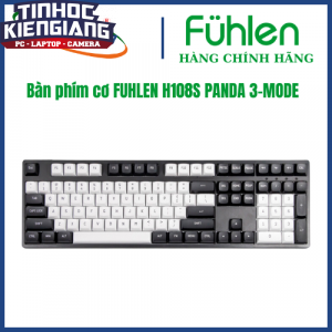 Bàn phím cơ FUHLEN H108S PANDA 3-MODE/ HOTSWAP/ MẠCH XUÔI Chính Hãng