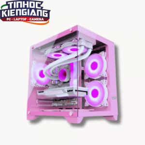 Vỏ máy tính VSP AQUANAUT PRO GAMING M-ATX X2 GALAXY - Hồng