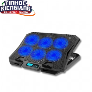 Quạt Tản Nhiệt Laptop X6A 6 Fan Có LCD