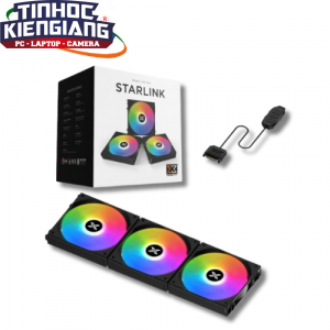 Fan case XIGMATEK Starlink Ultra Black (EN41303) Bộ 3cái