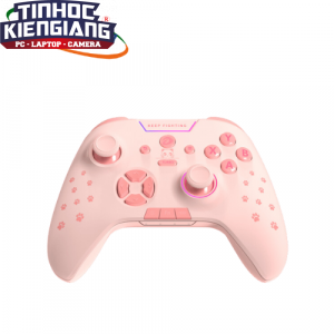 Tay cầm chơi game DareU H105 Wireless Pink