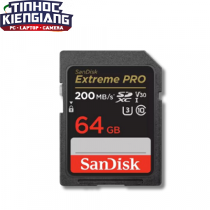 Thẻ nhớ SDXC 64GB Sandisk Extreme Pro (SDSDXXU-064G-GN4IN)