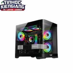 VỎ CASE VSP MÁY TÍNH AQUANAUT PRO GAMING M-ATX X7 - ĐEN