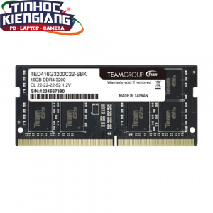 Ram Laptop TeamGroup Elite 16GB DDR4-3200Mhz (TED416G3200C22-S01)