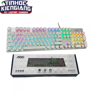 Bàn phím Cơ AOC GK410 Trắng USB