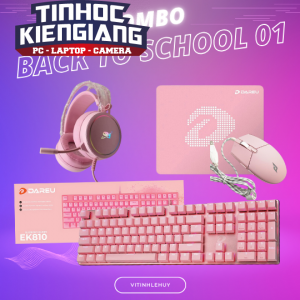 Combo Khuyến Mãi Back To School (Màu Hồng)
