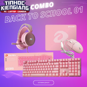 Combo Khuyến Mãi Back To School (Màu Hồng)