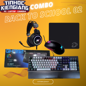 Combo Khuyến Mãi Back To School (Màu Đen)