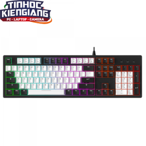 Bàn phím cơ EK104 White Black Dream switch