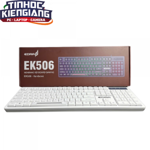 Bàn Phím Gaming Giả Cơ E-DRA EK506 Led Rainbow (Trắng)