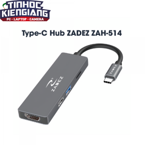 Bộ chuyển đổi Type-C Hub Zadez 4 in 1 ZAH-514
