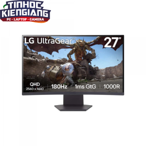 Màn Hình Gaming LG UltraGear 27GS60QC-B (27 inch - VA - QHD - 180Hz - 1ms - Cong)