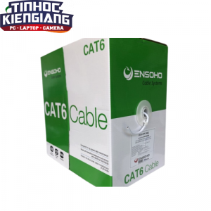 Cáp mạng ENSOHO Cat 6 UTP CCA EN-U6CA24 305m (Màu trắng)