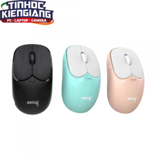 Chuột Không Dây Bluetooth USB 2.4GHZ Deiog Q8 (Đen/Xanh/Hồng)