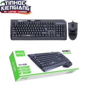 Combo Bàn Phím Chuột Có Dây Deiog DY-818 Văn Phòng