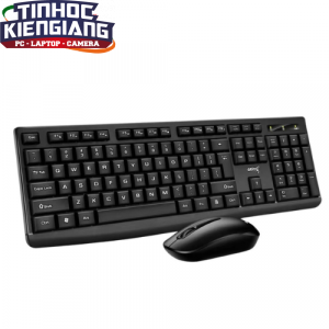 Combo Bàn Phím Chuột Không Dây Deiog V31 (Đen)