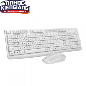 Combo Bàn Phím Chuột Không Dây Deiog V31 (Trắng)