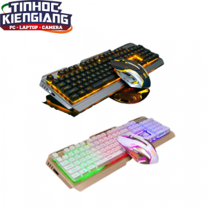 Combo Bàn Phím Chuột Gaming  Có Dây Deiog M313 (Trắng/Đen)