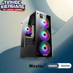 Vỏ máy tính Emaster Gaming ECG750 chưa gồm Fan