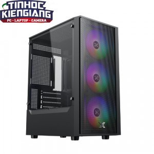 Vỏ Case Xigmatek MYX Air 3F EN45967 (Matx, 3 fan RGB, Màu Đen)