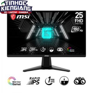 Màn hình LCD Gaming MSI G255F 24.5 inch, Full HD, IPS, 180Hz, 1ms