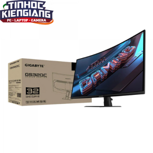 Màn hình Gaming Gigabyte GS32QC (31.5 inch/ 2560 x 1440/ 300 cd/m2/ 1ms/ 170Hz/ Curved)