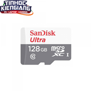 Thẻ nhớ SanDisk Ultra 128GB MicroSDXC C10 UHS-1, 100MB/s, SDSQUNR-128G-GN3MN (hàng FPT)
