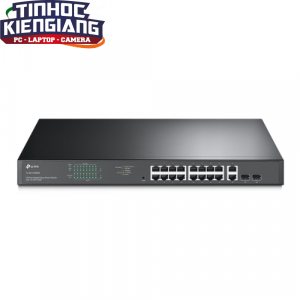 Switch TP-LINK TL-SG1218MPE | Switch Chia Mạng 18 Cổng Gigabit - 16 Cổng PoE+ 250W + Easy Smart