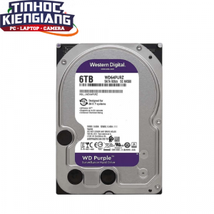 Ổ Cứng Western Digital Purple 6TB 256MB Cache (WD64PURZ)