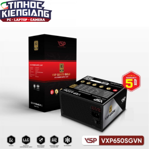 Nguồn VSP VXP650SGVN - 80 Plus Gold - 650W - Full Modular