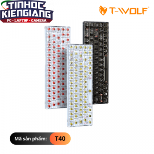 Bàn Phím Cơ T-WOLF T40 Red Switch/ Đen/ Trắng Đỏ/ Trắng Vàng
