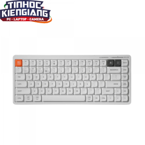 Bàn phím không dây HyperWork-TS01M SilentKey Mini White