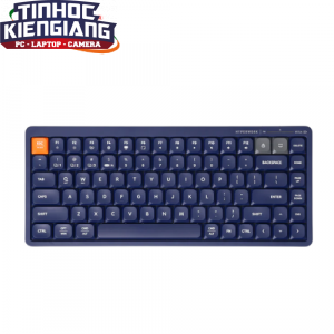 Bàn phím không dây HyperWork-TS01M SilentKey Mini Blue