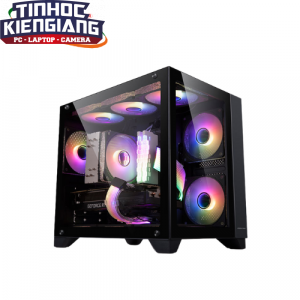 Vỏ Máy Tính Golden Field Window 21+ Black Mini