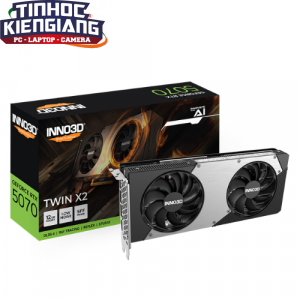 Card màn hình - VGA INNO3D GeForce RTX5070 TWIN X2 OC 12GB
