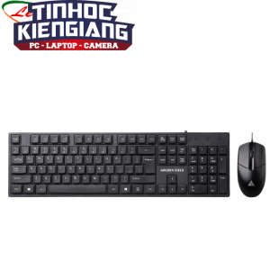 Combo Bàn Phím Chuột Máy Tính Có Dây GOLDEN FIELD KM038 PRO