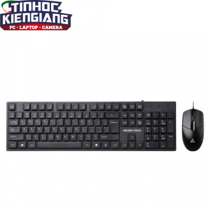 Combo Bàn Phím Chuột Máy Tính Có Dây GOLDEN FIELD KM038 PRO