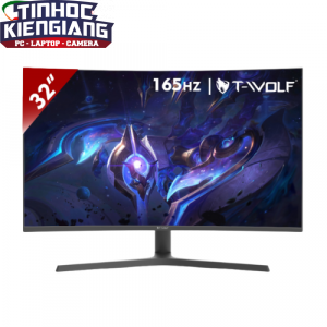 Màn hình T-Wolf 32inch TW-C32VQHD165 2K VA QHD (/DP/USB/HDMI*2/165Hz)