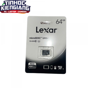 Thẻ nhớ Lexar MicroSDHC C10 (LMS0C10064G-BNNNG) 64GB tốc độ đọc lên đến 100MB/s