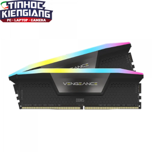 Ram Máy Tính Corsair VENGEANCE RGB 32GB (2x16GB) DDR5 bus 5600MHz Black (CMH32GX5M2B5600C40K)