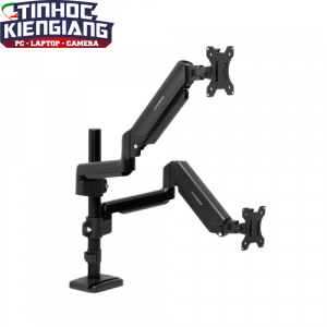 Giá Đỡ Màn Hình Đôi HyperWork P1 Dual HPW-DPA01-Black
