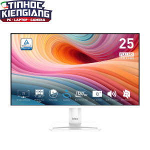 Màn hình MSI PRO MP251W E2 (24.5 inch/FHD/IPS/120Hz/1ms/Loa/Trắng)