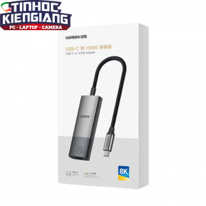 Cáp chuyển đổi Ugreen 50338 CM491 (USB-C sang HDMI, 7cm, 8K 60Hz)